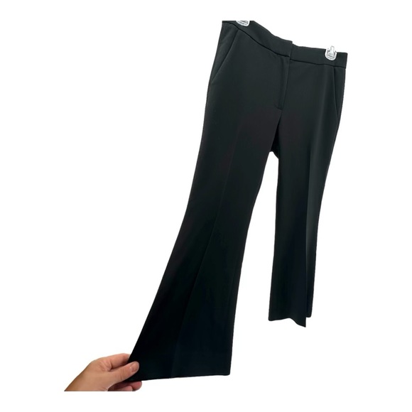 Tibi Women’s 2 Black Dress Pants Zip Office Career Trouser Flat Front - Picture 11 of 14
